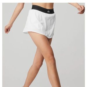 Alo White Match Point Tennis Skirt XS